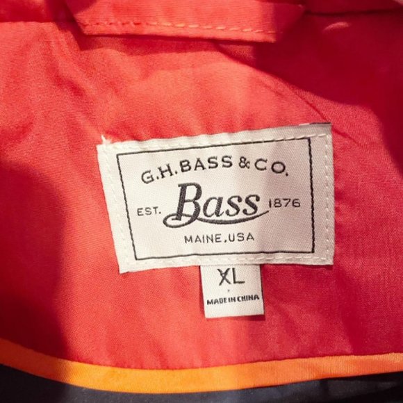 G.H. Bass & Co sz XL X Large Women's Vest Orange/Rust - Picture 4 of 11